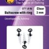Ashima Baitscrew With 3 Mm Ring Clear 8 Pcs -Korda Sportvissen Winkel ashima ashima baitscrew with 3 mm ring clear 8 pcs