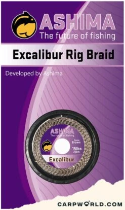 ASHIMA Excalibur Camou Brown 25lb 20mt