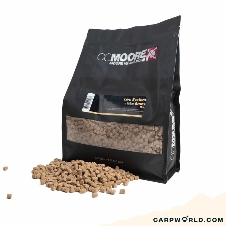 CCMoore Live System Pellets 6mm 1kg 3 CCMoore Live System Pellets 6mm 1kg