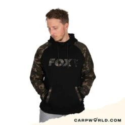 Fox Black Camo Raglan Hoody
