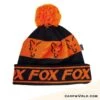 Fox Black/Orange Lined Bobble Hat -Korda Sportvissen Winkel fox fox black orange lined bobble hat