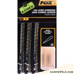 Fox Edges Camo Submerge Leaders Kwik Change 40lb
