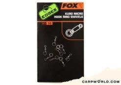 Fox Edges Kuro Micro Hook Ring Swivels X 10