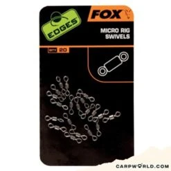 Fox Edges Micro Rig Swivels X 20