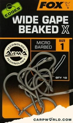 Fox Edges Wide Gape Beaked X