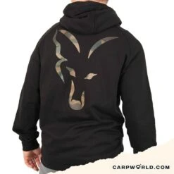 Fox Light Weight Black/Camo Print Zip Hoody