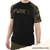 Fox Raglan T-Shirt Black/Camo