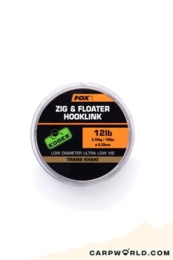 Fox Zig And Floater Hooklink Trans Khaki