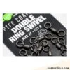 Korda PTFE Double Ring Swivel Size 11 (8pcs) -Korda Sportvissen Winkel korda korda ptfe double ring swivel size 11 8pcs