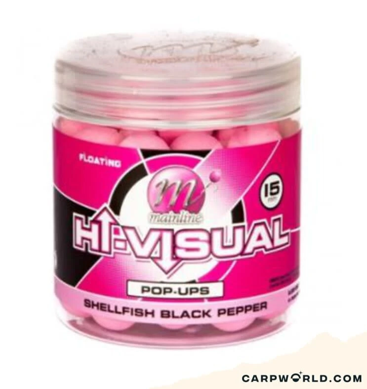 Mainline Washed Out Pink - Shellfish Black Pepper - 15mm 3 Mainline Washed Out Pink - Shellfish Black Pepper - 15mm