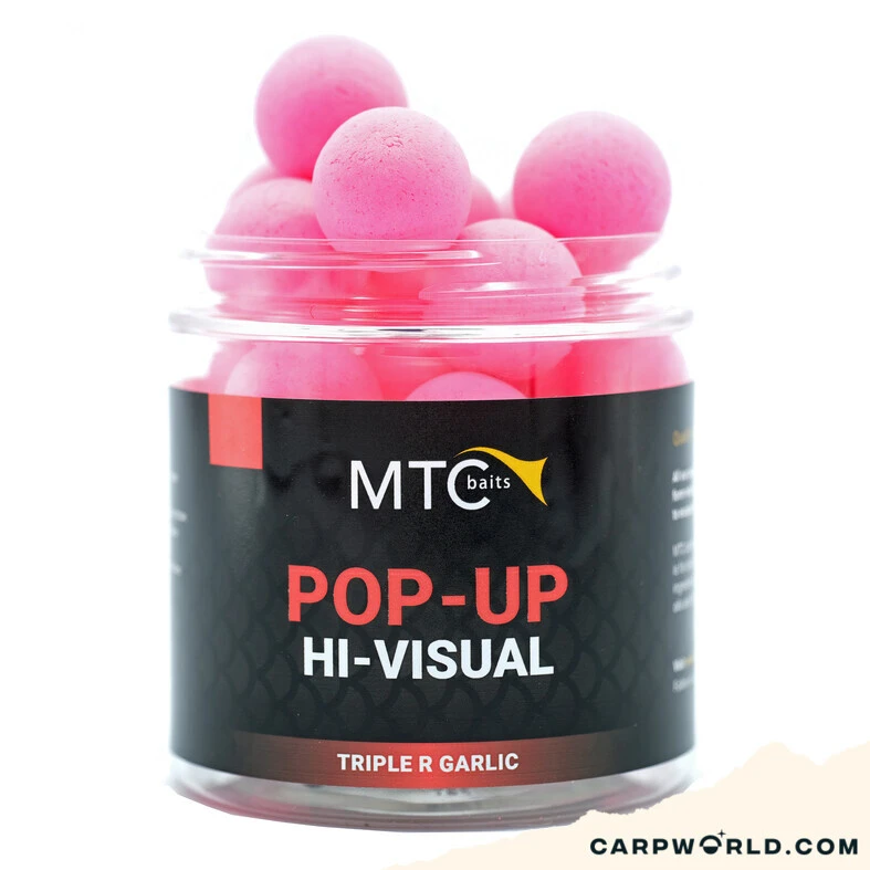 MTC Baits Triple R Garlic Pop-Up Hi-Visual 3 MTC Baits Triple R Garlic Pop-Up Hi-Visual