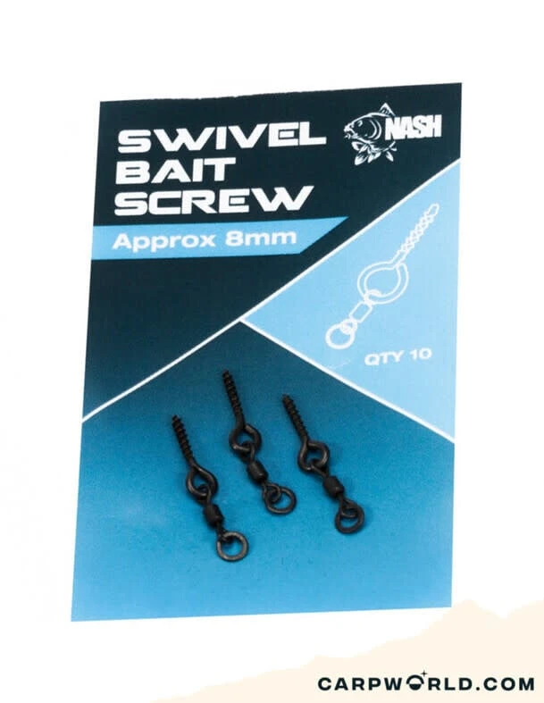Nash Swivel Bait Screw 8mm 3 Nash Swivel Bait Screw 8mm