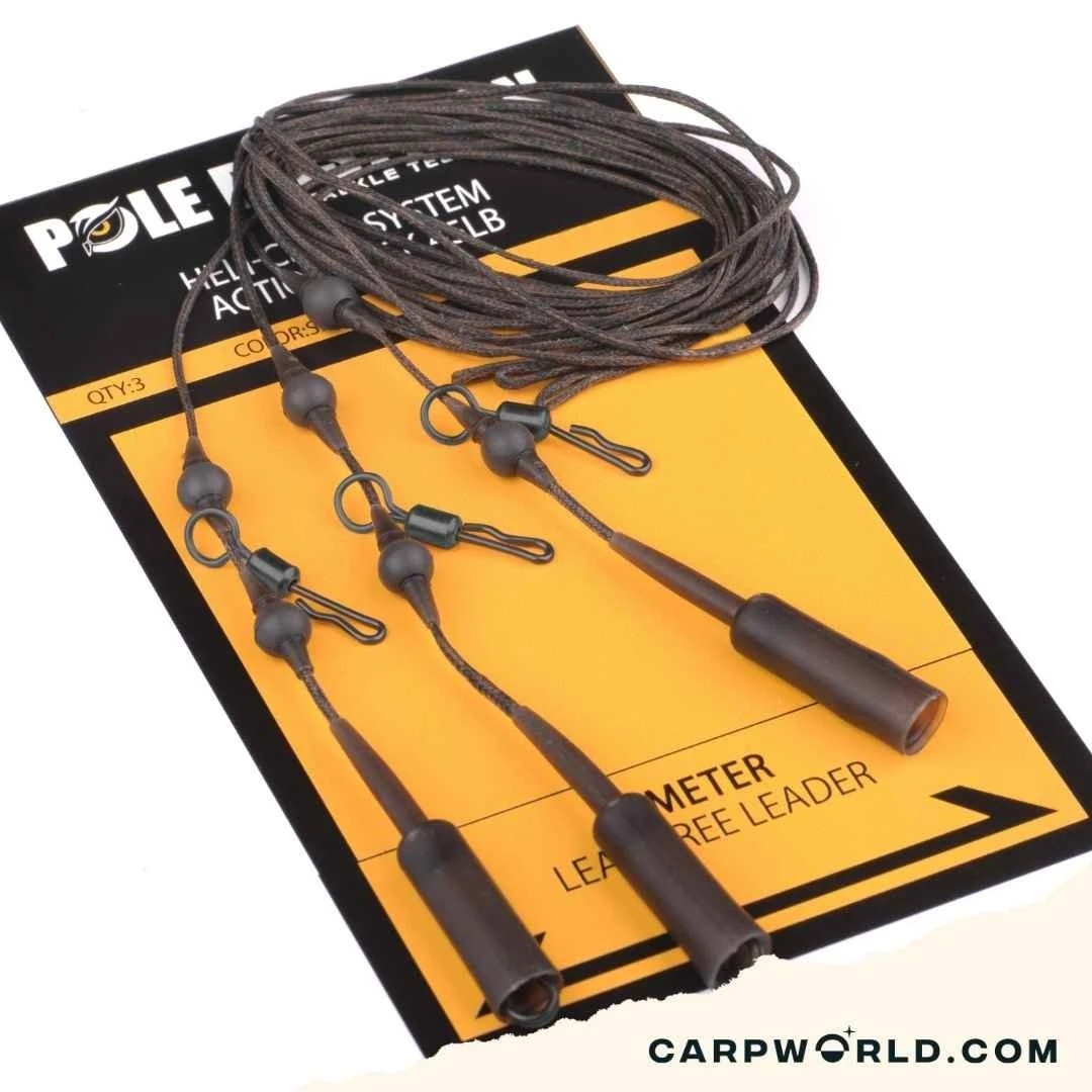 Pole Position Leadclip Set + Leader 65lb 3 Pole Position Leadclip Set + Leader 65lb