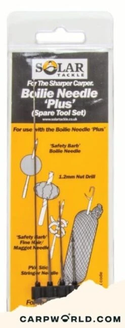 Solar Boilie Needle Spare Set Of 4 Tools