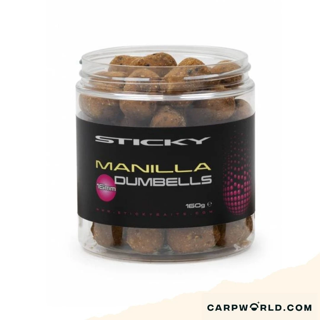 Sticky Baits Manilla Dumbells 16mm 3 Sticky Baits Manilla Dumbells 16mm
