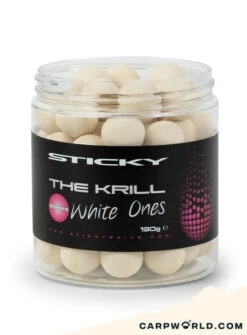 Sticky Baits The Krill White Ones Wafters 16mm